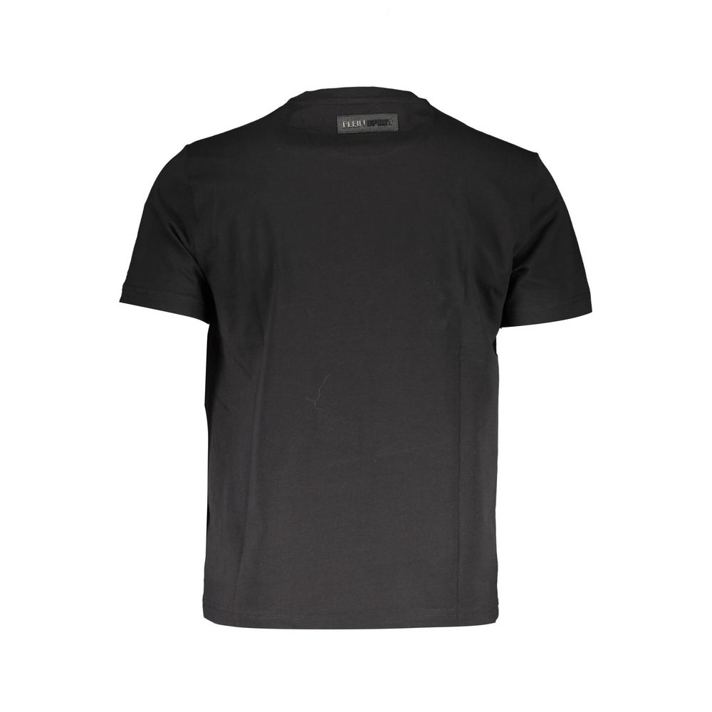 T-shirt en coton noir Plein Sport