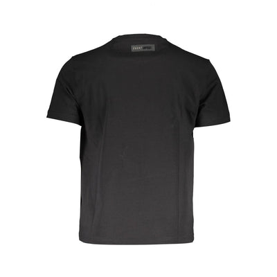 T-shirt en coton noir Plein Sport