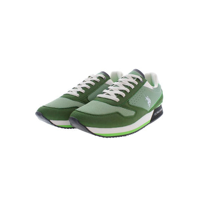 US POLO ASSN. Groene polyester herensneaker