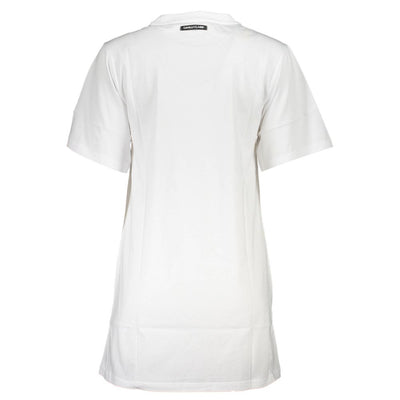 Robe Cavalli Class en coton blanc pour femme