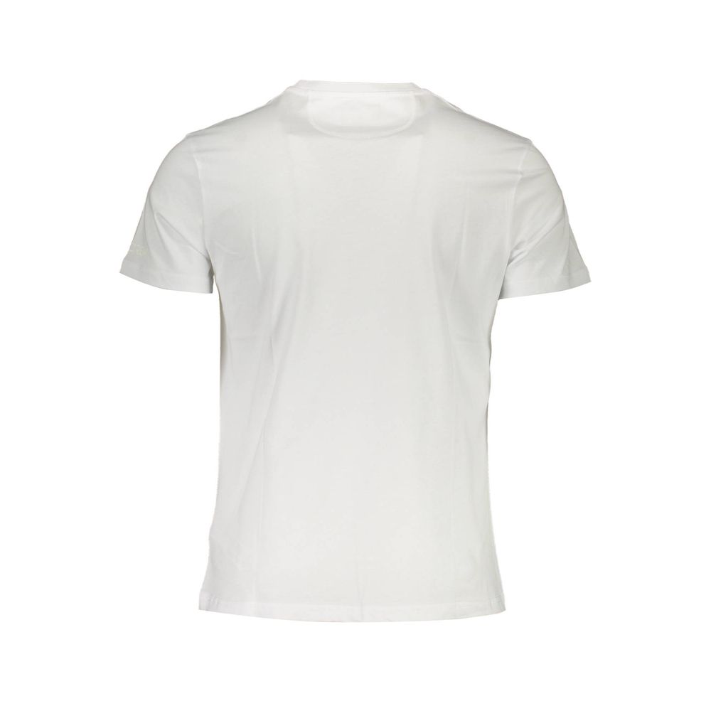 La Martina Wit Katoenen Heren T-shirt