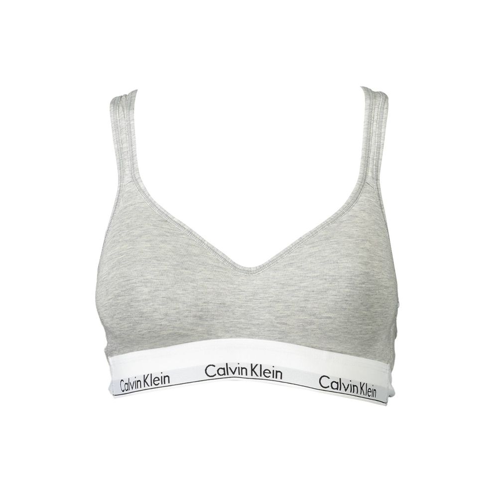 Bralette en coton marron Calvin Klein pour femme