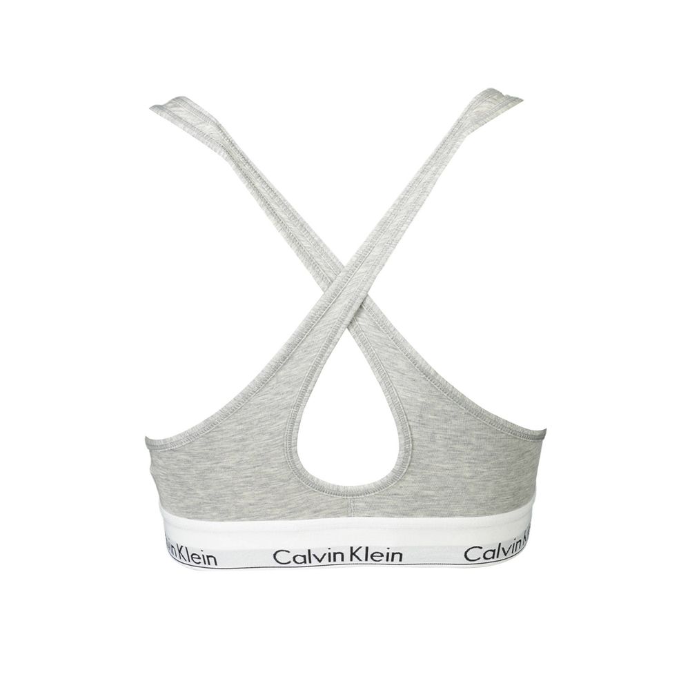 Bralette en coton marron Calvin Klein pour femme