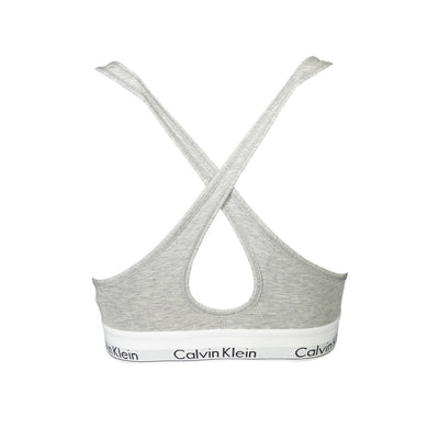 Bralette en coton marron Calvin Klein pour femme