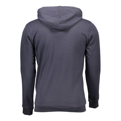 Pull à capuche en coton bleu Sergio Tacchini pour homme