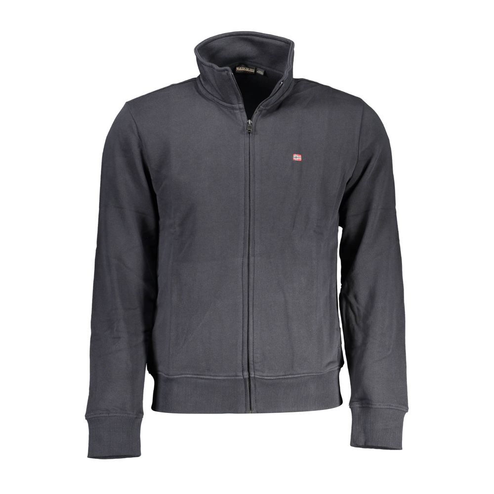 Pull Napapijri en coton noir pour homme