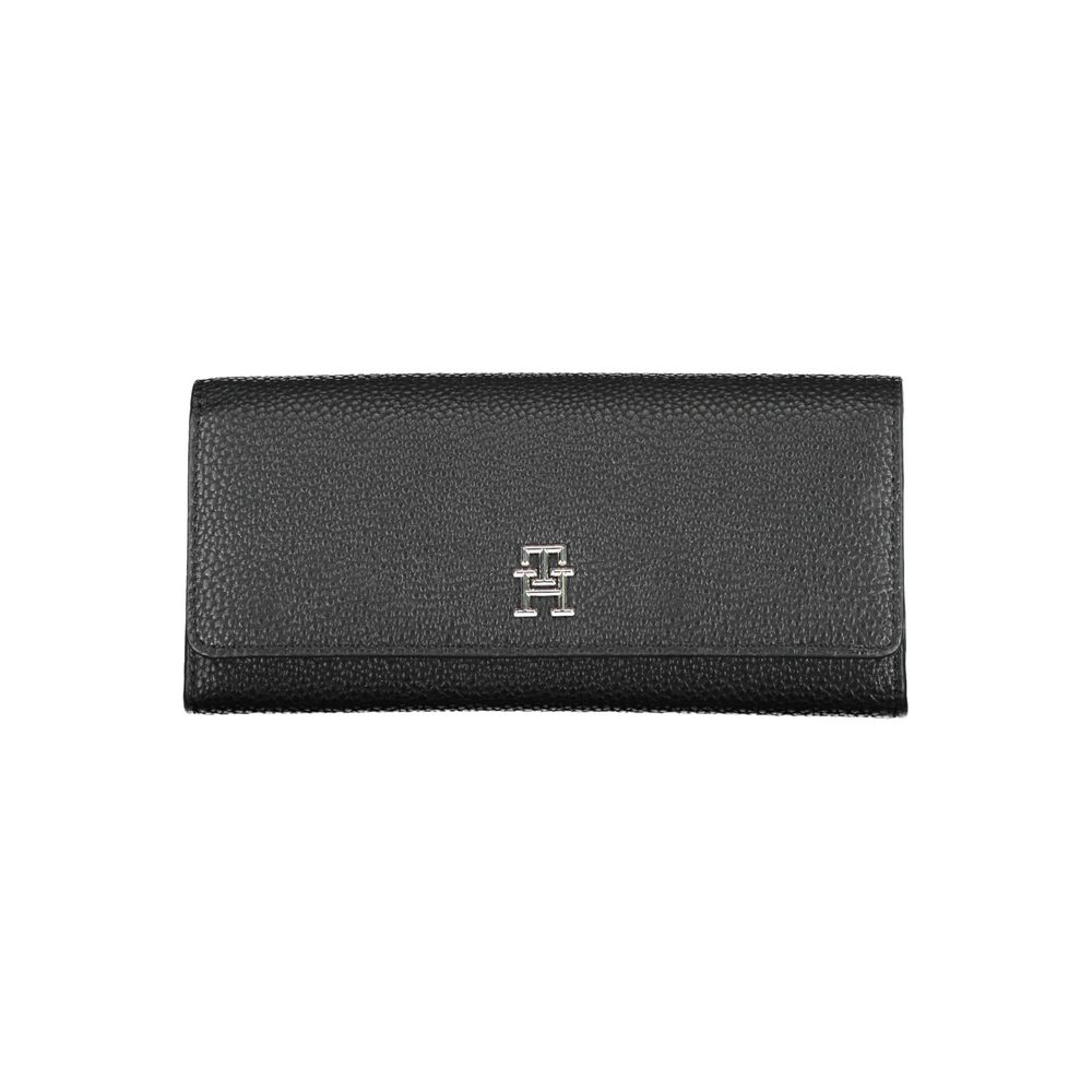Tommy Hilfiger Zwarte Polyethyleen Dames Portemonnee