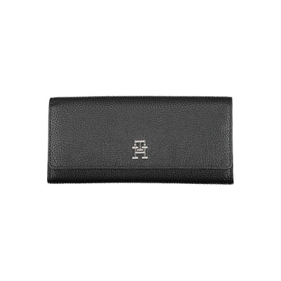 Tommy Hilfiger Zwarte Polyethyleen Dames Portemonnee