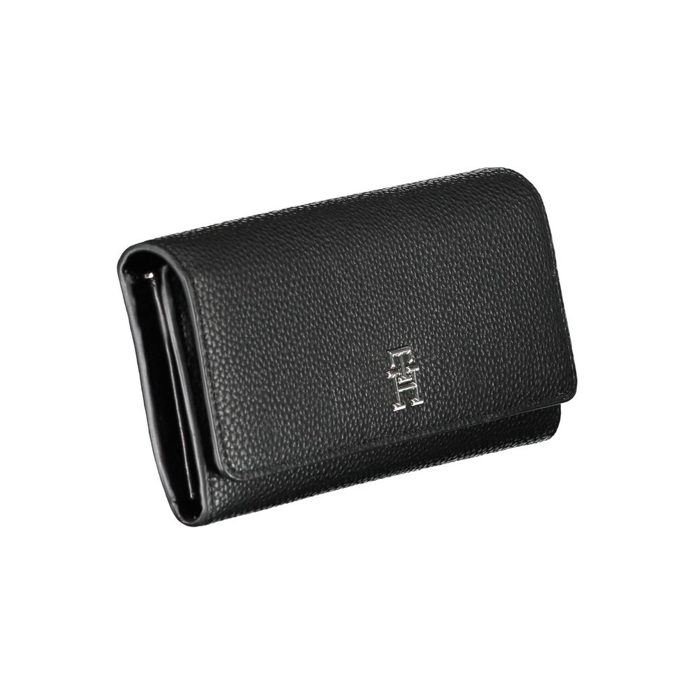 Tommy Hilfiger Zwarte Polyethyleen Dames Portemonnee