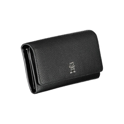 Tommy Hilfiger Zwarte Polyethyleen Dames Portemonnee