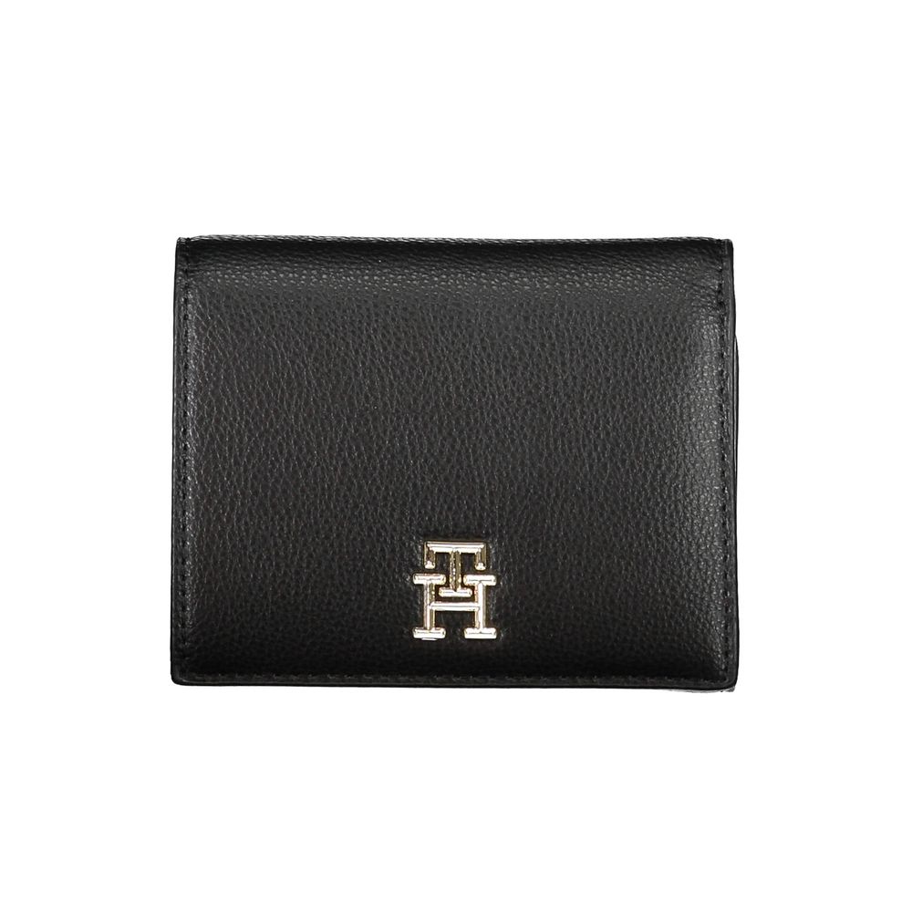 Tommy Hilfiger Zwarte Polyethyleen Dames Portemonnee