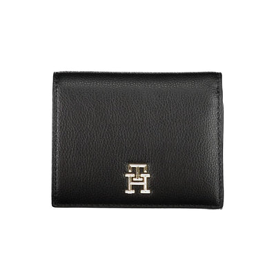 Tommy Hilfiger Zwarte Polyethyleen Dames Portemonnee