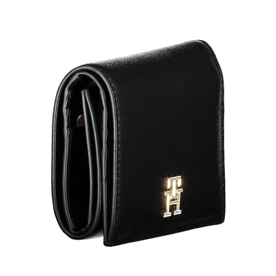 Tommy Hilfiger Zwarte Polyethyleen Dames Portemonnee