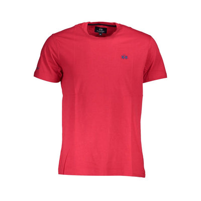 La Martina Rood Katoenen Heren T-shirt