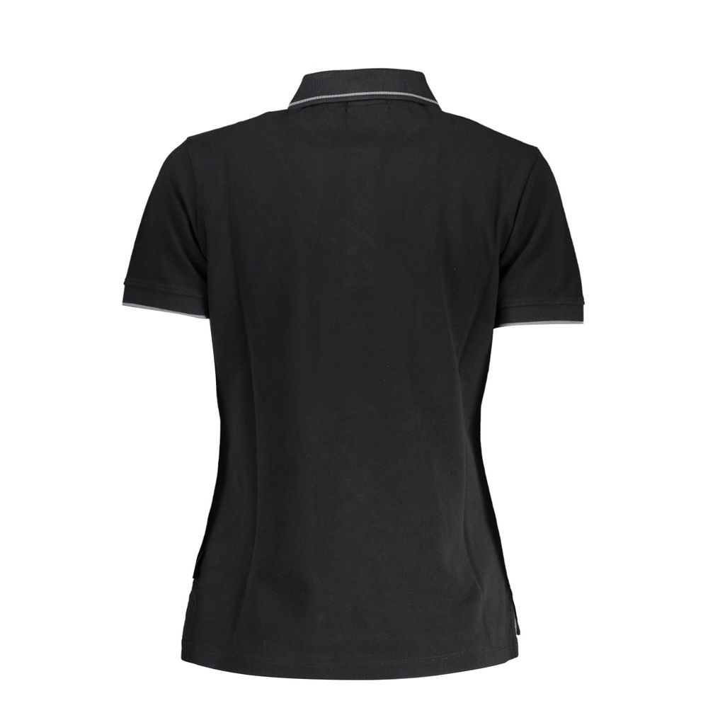 Polo Napapijri en coton noir pour femme
