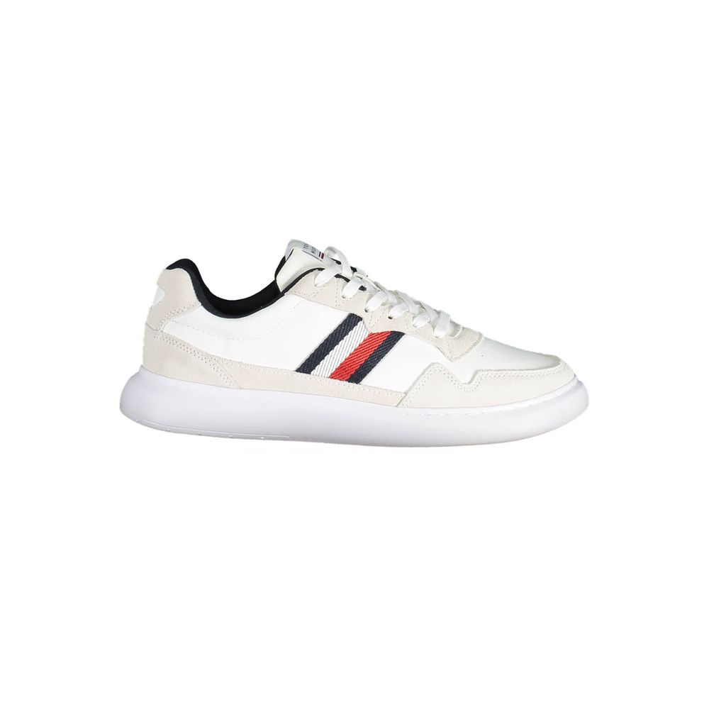 Tommy Hilfiger witte leren herensneaker