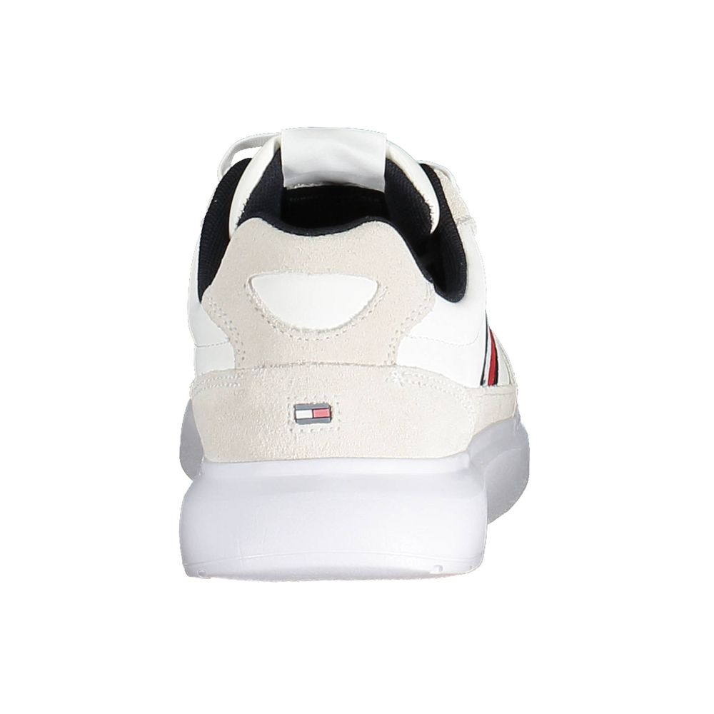 Tommy Hilfiger witte leren herensneaker