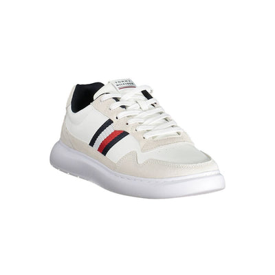 Tommy Hilfiger witte leren herensneaker