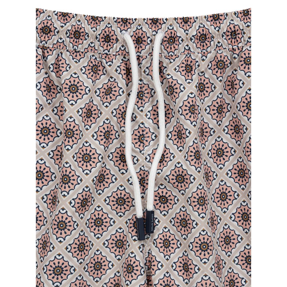 Gran Sasso Roze Polyester Zwembroek