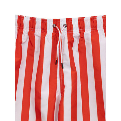 Emporio Armani Rode Polyester Zwembroek