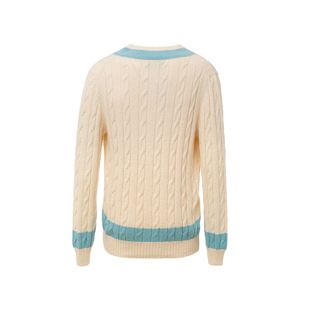 Pull en coton blanc Gran Sasso