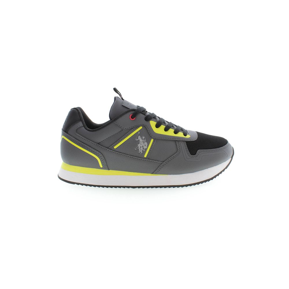 US POLO ASSN. Bruine polyester herensneaker