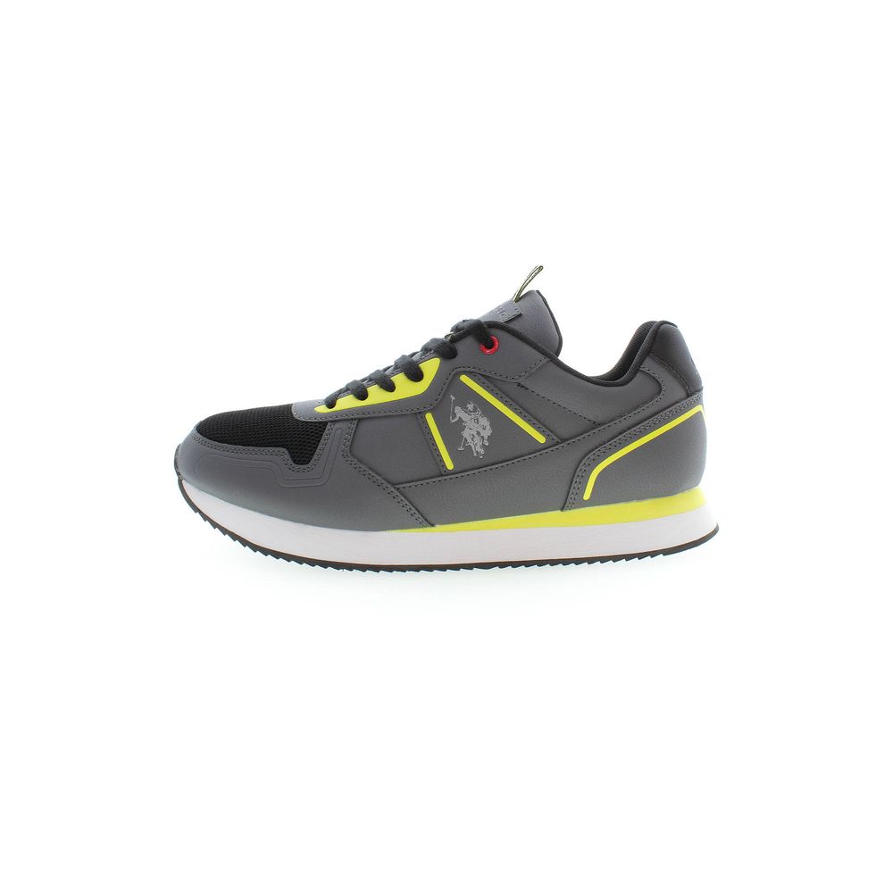 US POLO ASSN. Bruine polyester herensneaker
