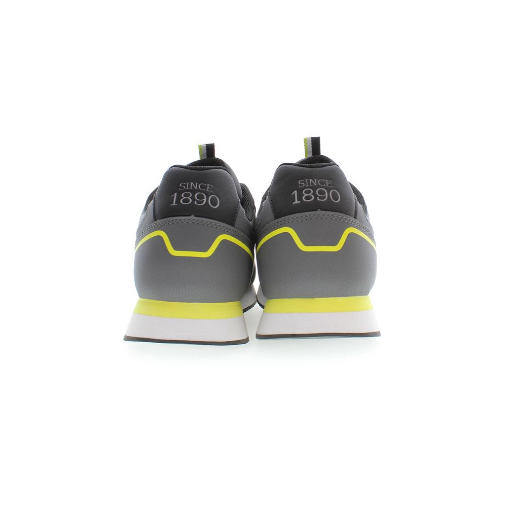US POLO ASSN. Bruine polyester herensneaker