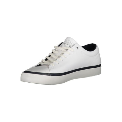 Tommy Hilfiger Til je spel naar een hoger niveau met stijlvolle witte sneakers