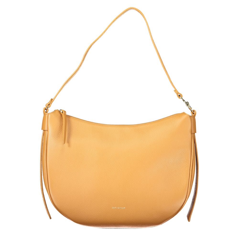 Sac à main en cuir marron Coccinelle