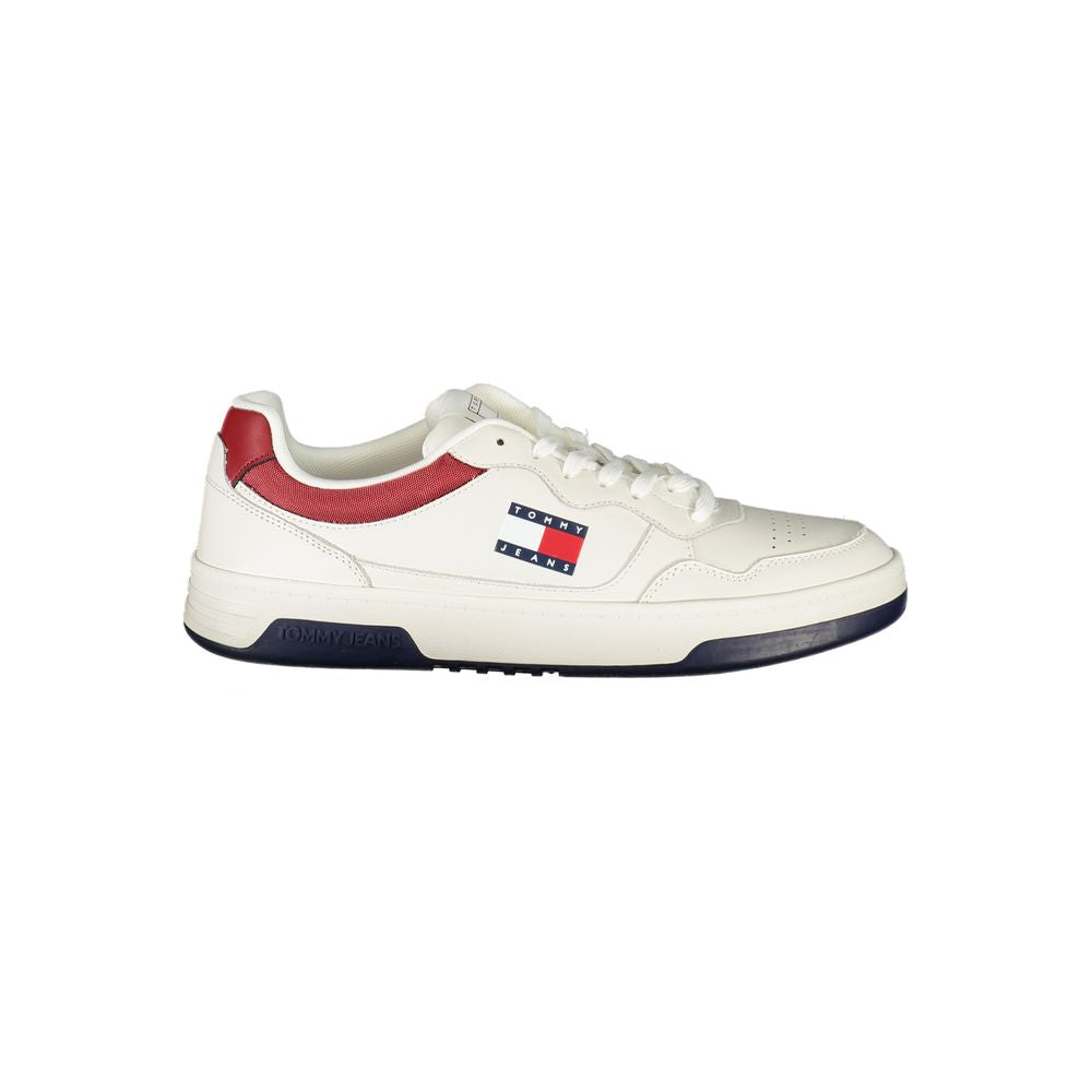 Tommy Hilfiger witte leren herensneaker
