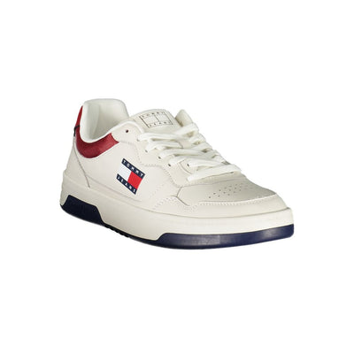 Tommy Hilfiger witte leren herensneaker