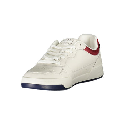 Tommy Hilfiger witte leren herensneaker