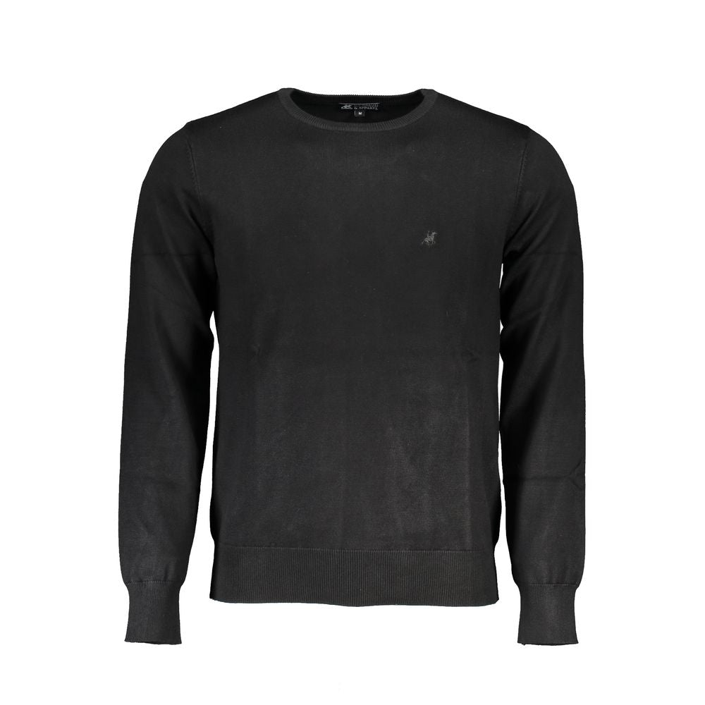 US Grand Polo Zwarte Nylon Trui