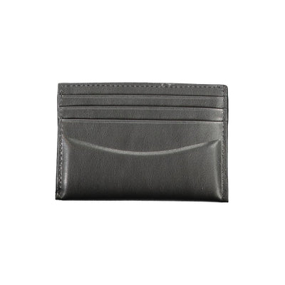 Calvin Klein Zwarte Leren Portemonnee