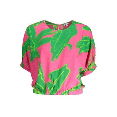 Haut Desigual en viscose rose pour femme
