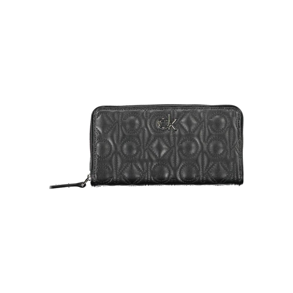 Calvin Klein Zwarte Polyethyleen Dames Portemonnee