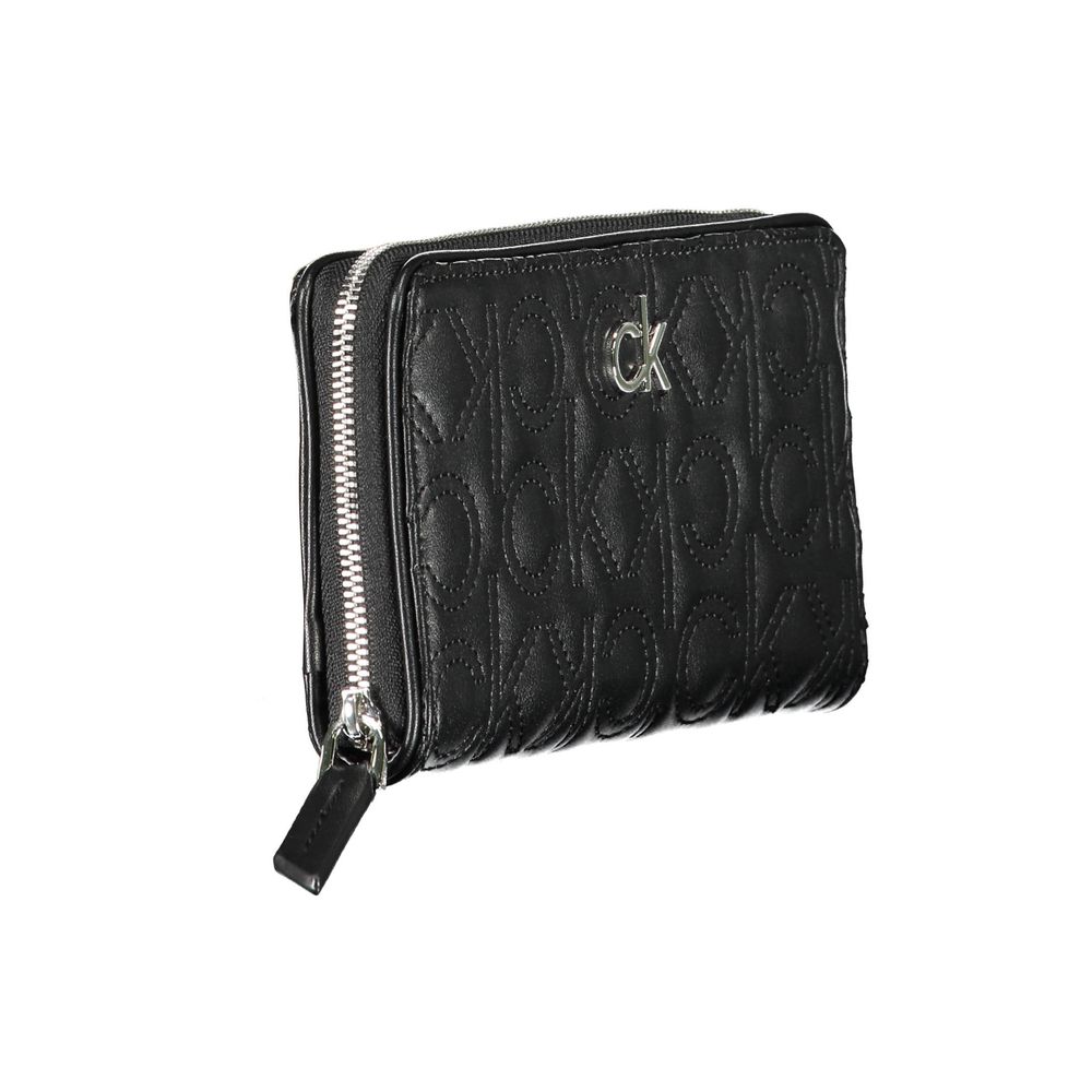 Calvin Klein Zwarte Polyethyleen Dames Portemonnee