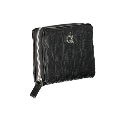 Calvin Klein Zwarte Polyethyleen Dames Portemonnee