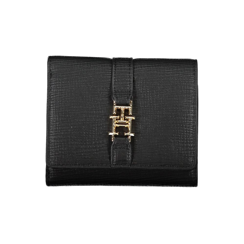 Tommy Hilfiger Zwarte Polyethyleen Dames Portemonnee