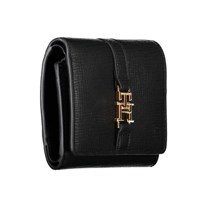 Tommy Hilfiger Zwarte Polyethyleen Dames Portemonnee