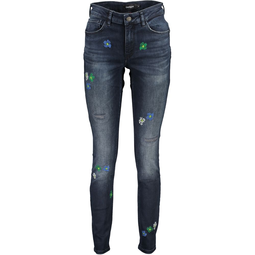Jean et pantalon en coton bleu Desigual
