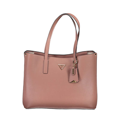 Sac à main Guess Jeans en polyéthylène rose