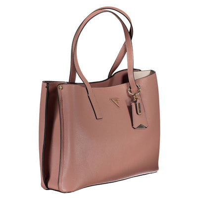 Sac à main Guess Jeans en polyéthylène rose