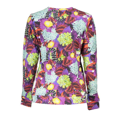 Cavalli Class Elegante paarse trui met ronde hals