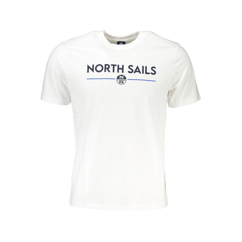 North Sails Wit Katoenen T-shirt