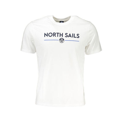 North Sails Wit Katoenen T-shirt