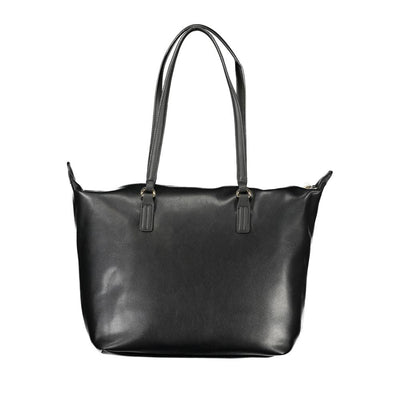 Tommy Hilfiger Zwarte Polyester Handtas