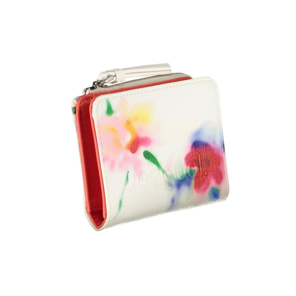 Desigual Witte Polyester Portemonnee