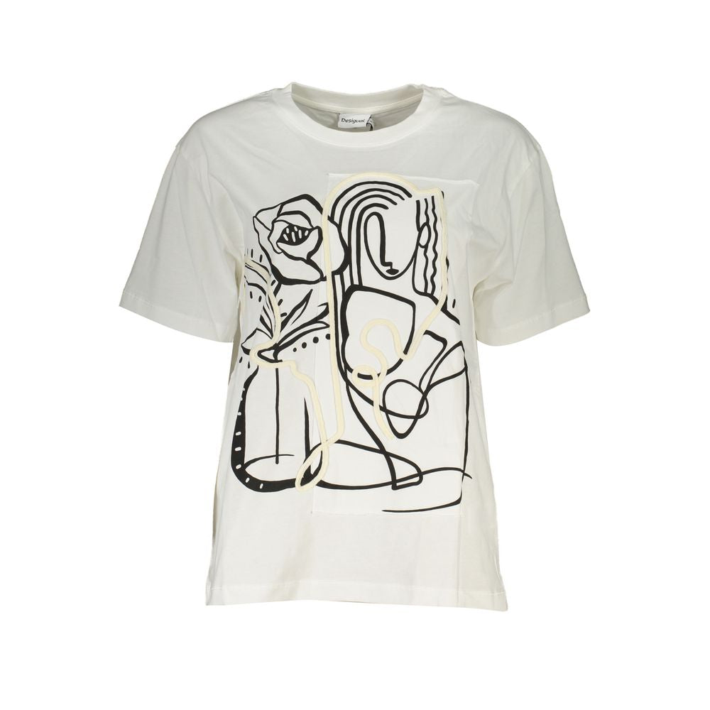 Hauts et t-shirts en coton blanc Desigual